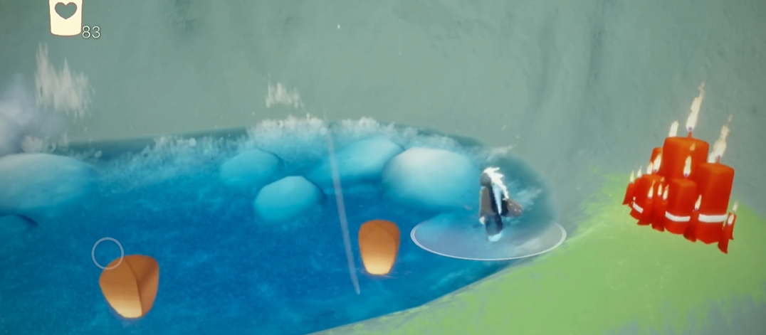 光遇矮人怎么站水里