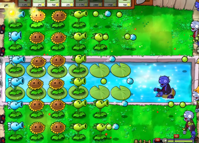 植物大战僵尸池塘怎么过