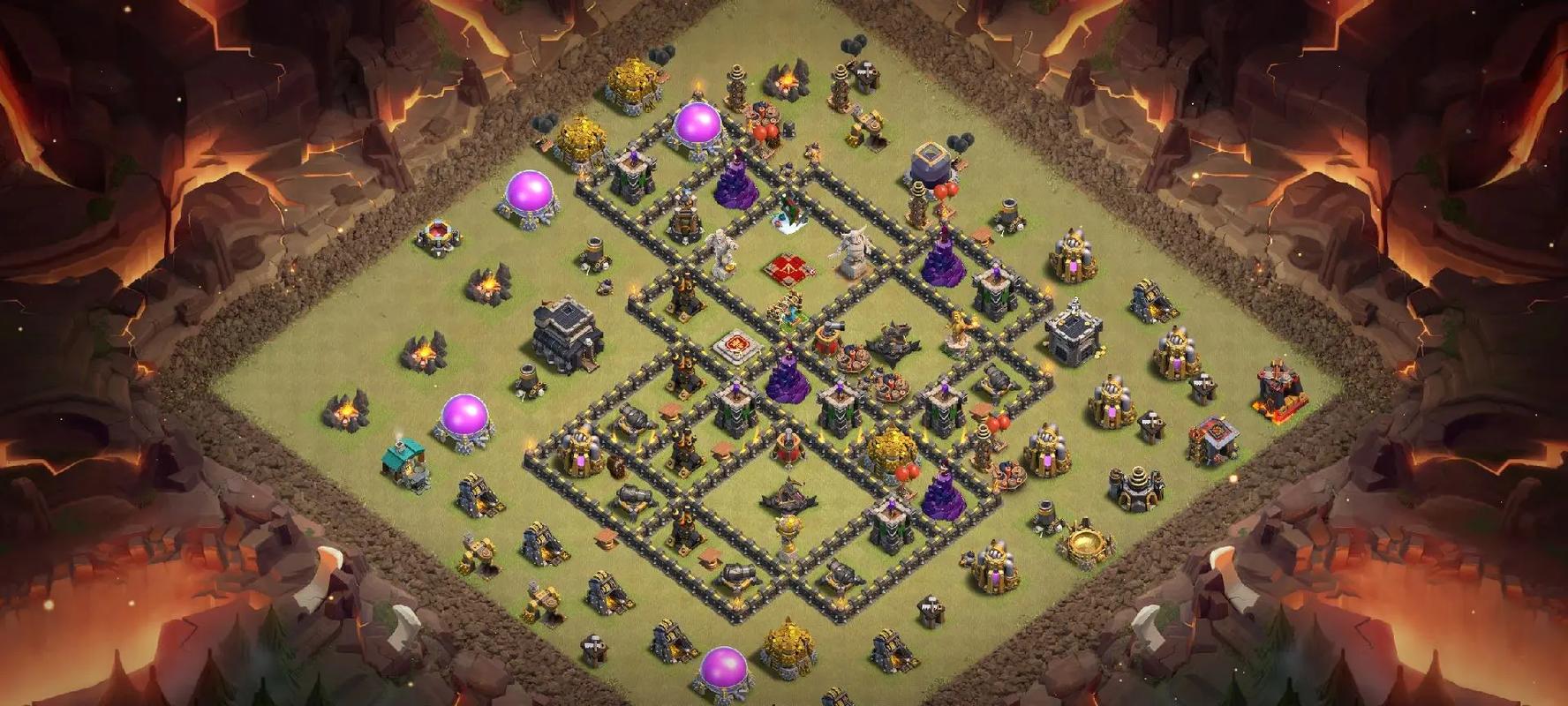 部落冲突九本如何布局