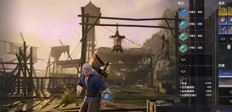 永劫无间落日寺悬挂火笼在哪