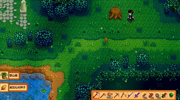 星露谷物语桃心花木怎么种