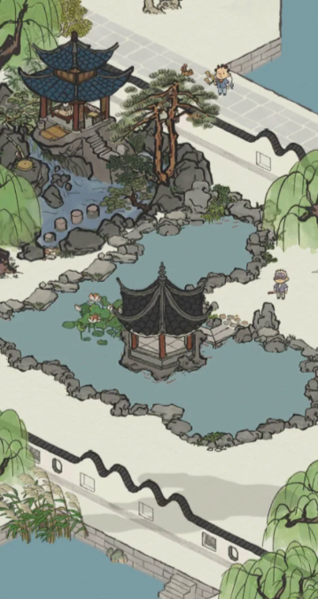 江南百景图湖心亭放在哪