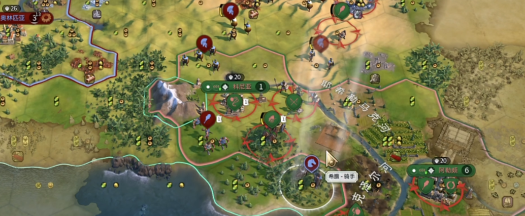 文明6军事区域控制有何机制