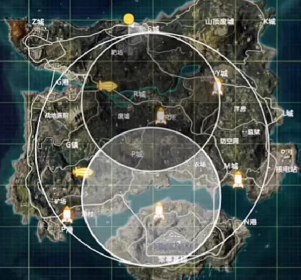 绝地求生怎么判断圈缩在那