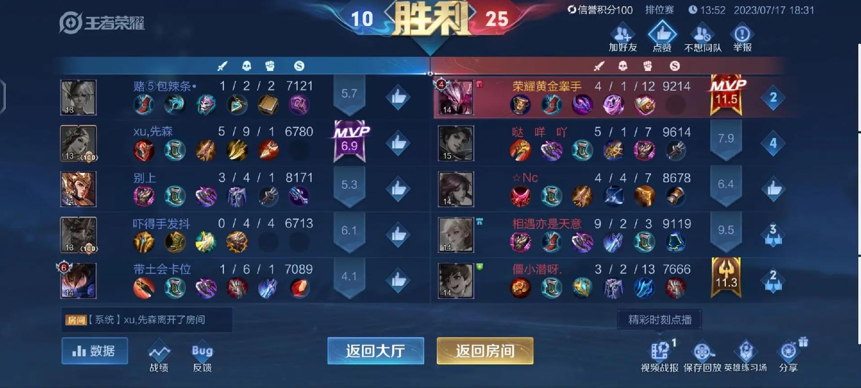 王者荣耀干将秒人出装是什么